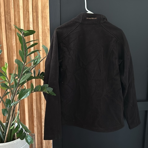 VINTAGE Smartwool Zip Front Wool Nylon Blend Jacket. Size M - Picture 3 of 11
